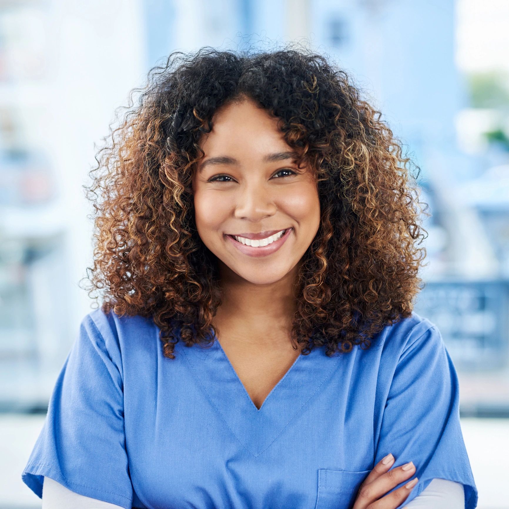 Portrait of a nurse smiling